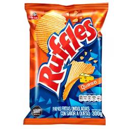 Ruffles queso 300gr frito lay