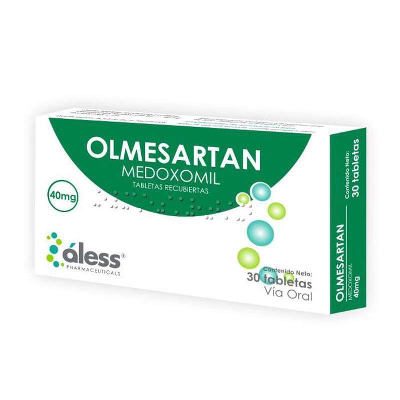 Olmesartan medoxomil 40mg x 30tab aless