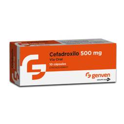Cefadroxilo 500mg x 10caps genven