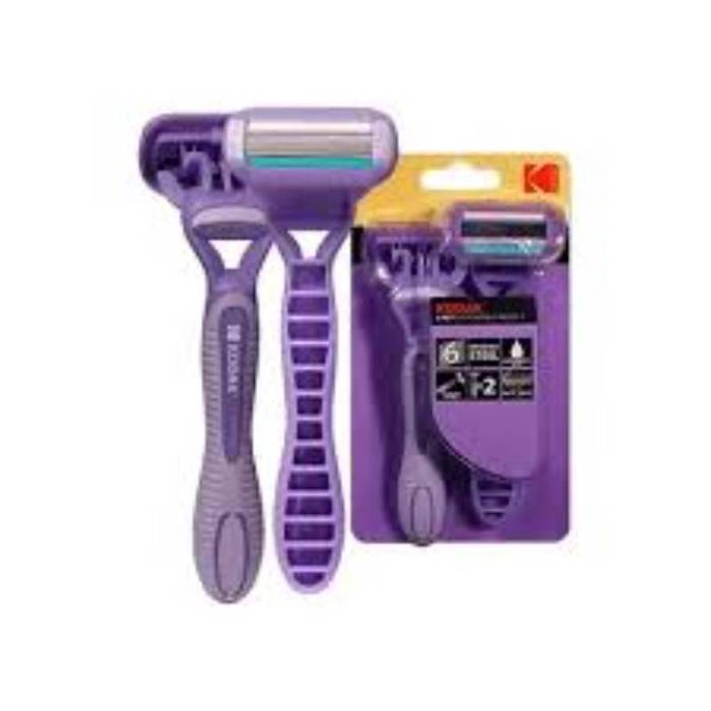 Afeitadora lady razor 6 hojillas x 2 kodak