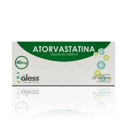 Atorvastatina 40mg x30tab aless