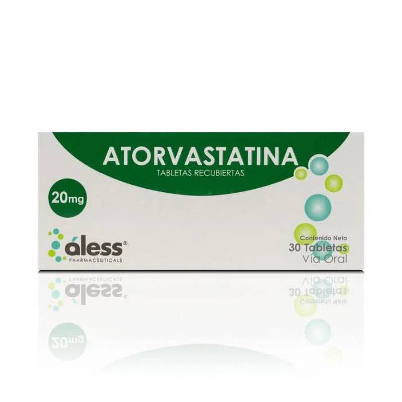 Atorvastatina 20mg x30tab aless