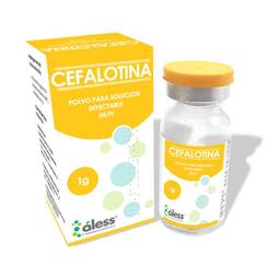 Cefalotina 1gr x 1amp im/iv aless