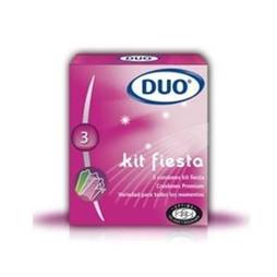 Duo preservativo fiesta x3