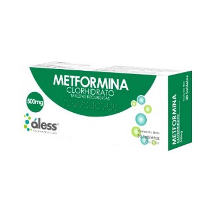 Metformina 500mg x 30tab aless