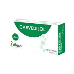 Carvedilol 6.25mg x 30tab aless