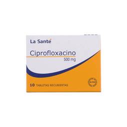 Ciprofloxacina 500mg x 10tab la sante