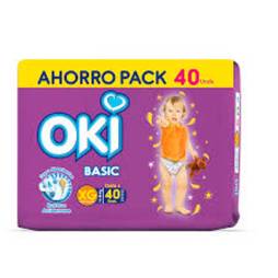 Pañal oki basic talla xg x40und