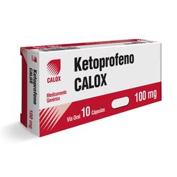 Ketoprofeno 100mg x 10 caps calox