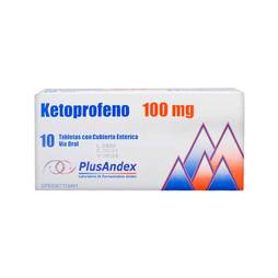 Ketoprofeno 100mg x 10tab plusandex