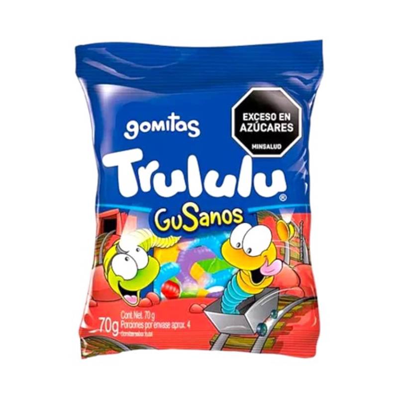 Gomitas trululu gusanos 80gr
