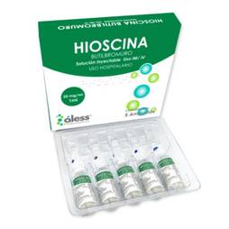 Hioscina butilbromuro 20mg/1ml im/iv x amp  aless