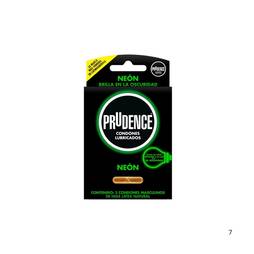 Prudence preservativo neon x3 