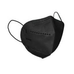 Mascarilla kn95 negra x1und