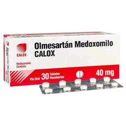 Olmesartan medoxomilo 40mg x 30tab calox