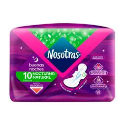 Toalla sanitaria nosotras buenas noch x10
