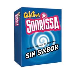 Gelatina sonrissa sin sabor x 33gr