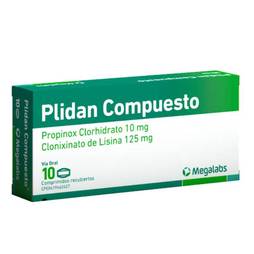 Plidan compuesto 10mg x 10tab
