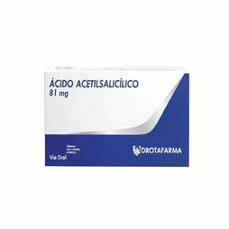 Acido acetilsalicilico 81mg x10tab drotafarma