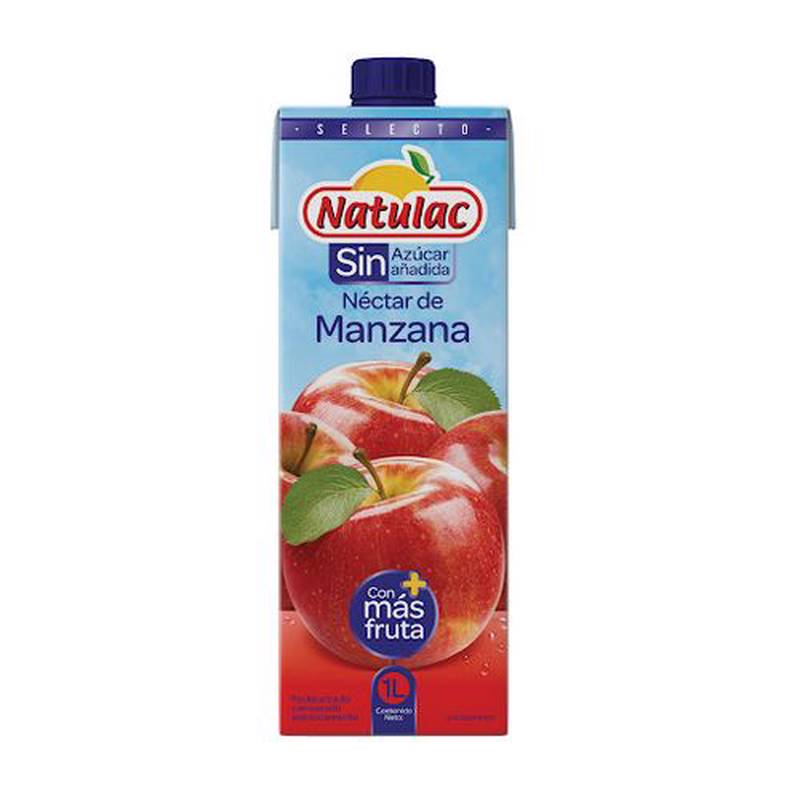 Nectar natulac de manzana s/a 1lt 