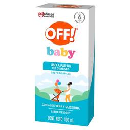 Repelente d/insect crem off! baby 100ml