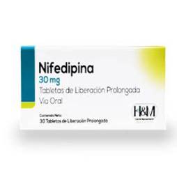 Nifedipina l.p 30mg x30tab h&m