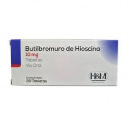 Butilbromuro de hioscina 10mg x20tab h&m