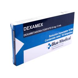 Dexametasona 8mg/2ml x 1amp blue medical