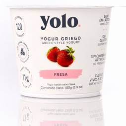 Yogurt griego fresa 150gr yolo