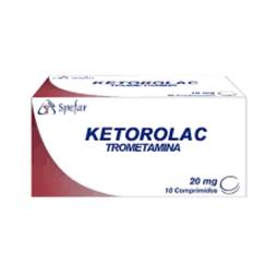 Ketorolaco 20mg x 10comp spefar
