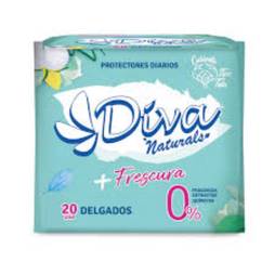 Protectores diarios diva naturals x20und
