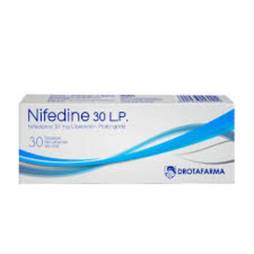 Nifedipina 30mg l.p x 30tab drotafarma