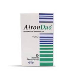 Airon duo 10mg/5mg x10tab