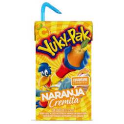 Yuky-pak naranja 250ml sin azucar 