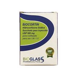 Biocortin (hidrocortisona) 500mg amp i.m/i.v bioglass