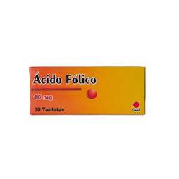 Acido folico 10mg x 10 siegfred combo 3x1